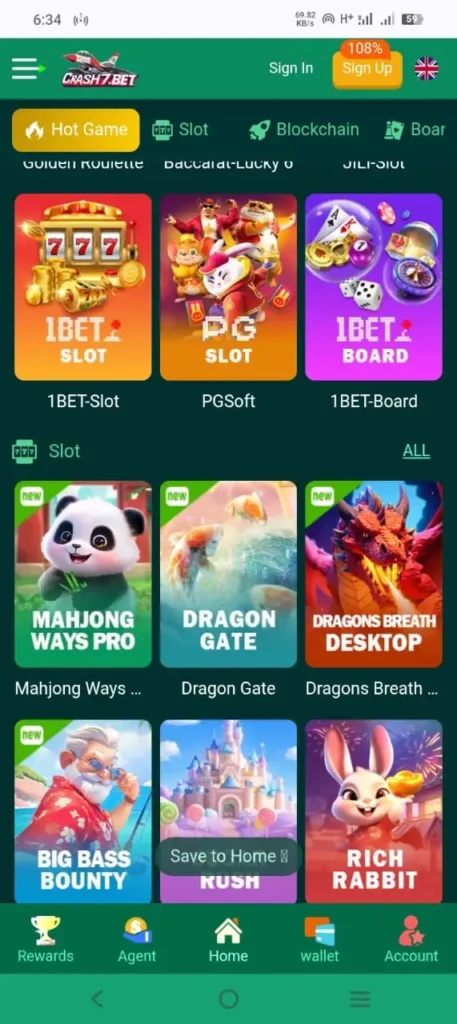 crash7 bet game 