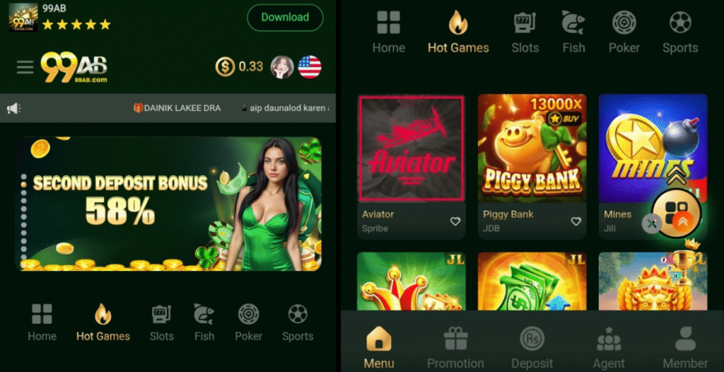 99AB Games, 99AB app 
