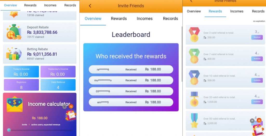 99AB Game Referral and Invite Bonus